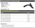 Front Left Driver Side Lower Control Arm And Ball Joint Assembly Compatible With 2000-2013 Chevy Impala Except Police