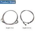 Extended Front Rear Brake Lines Replacement For Polaris Rzr 800 S 4 Xp 900 2008-2011 2012
