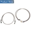 Extended Front Rear Brake Lines Replacement For Polaris Rzr 800 S 4 Xp 900 2008-2011 2012