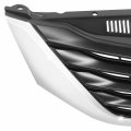 Non Radar Cruise Control To1200334 Factory Style Front Bumper Grill Grille Assembly With Chrome Moulding Compatible Toyota