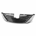 Non Radar Cruise Control To1200334 Factory Style Front Bumper Grill Grille Assembly With Chrome Moulding Compatible Toyota