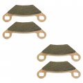 Caltric 2x Rear Brake Pads Compatible With Polaris Sportsman 570 Touring 2014-2020 Touring Sp 2015-2019