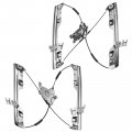 A-premium Power Electric Window Regulator Without Motor Compatible With Nissan Murano 2003-2007 Front Left And Right 2-pc Set