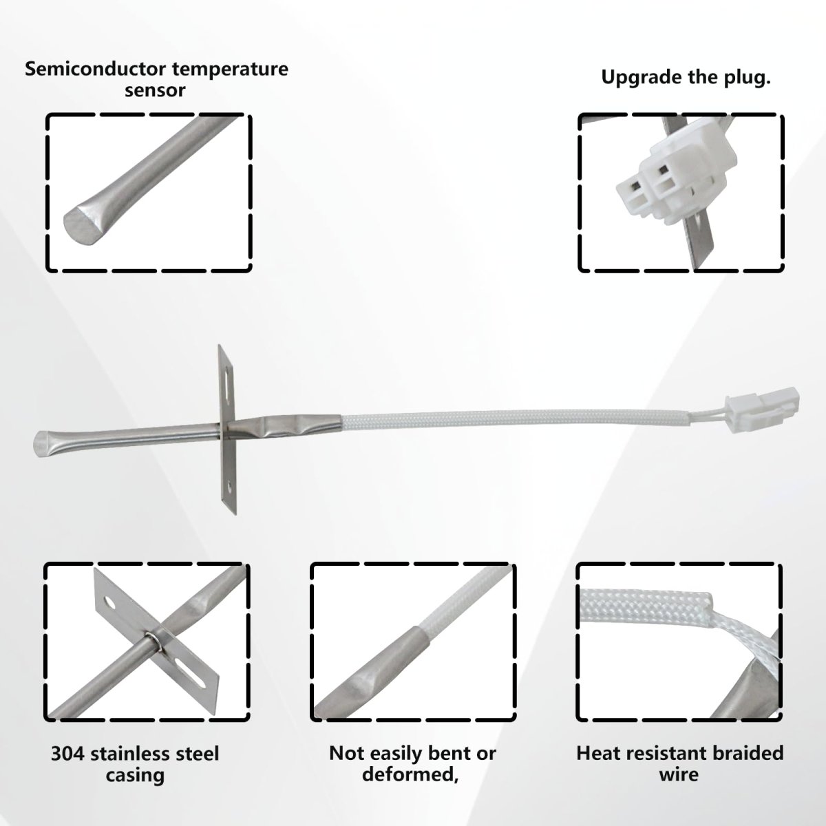 Update Temperature Sensor Replacement Wb21t10007 For Ge Stove Oven Range Jb645fk5ds Jb645fk6ds Replaces Wb21x22134 Ap5953771