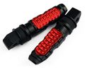 Red Universal Motorcycle Metal Passenger Rear Foot Peg Pedal 8mm Hole For Honda Cbr900rr