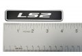 2 X Pair Set Ls Old School Real Aluminum Auto Emblems Badges Nameplates For Gm General Motors Performance Chevy Chevrolet