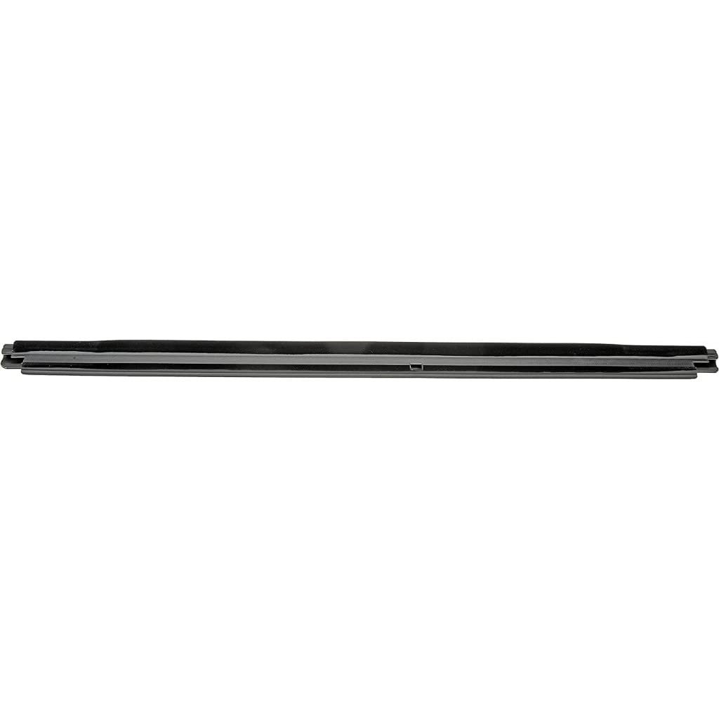 Door Window Sweep For Chevy Silverado 1500 Hd 2001 2002 2003 Rubber And Plastic Snap On Felt Seal Replacement 15136069 Black