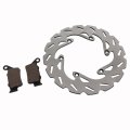 Rear Brake Pads And Rotor Disc For Ktm 450 Exc-g 2003 Semi Metallic Stainless Steel Sport