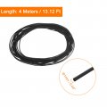 Uxcell Silicone Foam Seal Strip 1mm 0 04 Dia 4 Meters 13 12 Ft Long Sponge Rubber Weather Round Cord Solid For Machinery And
