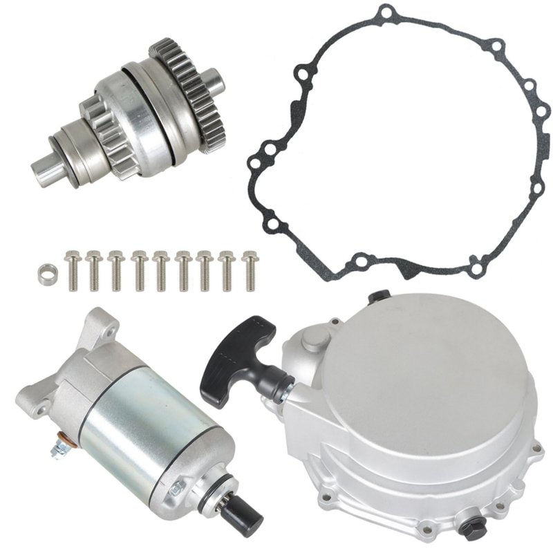 Starter Motor Recoil Pull Start Drive Bendix Replacement For Polaris Magnum Scrambler Sportsman Trail Blazer Boss Worker