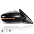 Auto Dynasty Ki1321206 Factory Style Passenger Right Side Mirror Power Folding Adjust Heated Glass Turn Signal Blind Spot