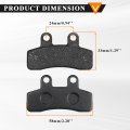 Pro Bat 4 Wheeler Front Brake Pads For 50cc 70cc 110cc 125cc 150cc Trail Crf50 Crf70 Ssr Sdg Pit Dirt Bike Atv Quad 6pcs