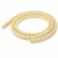 Wire Loom 1 2 Size Yellow Spiral Wrap 5 Pieces 