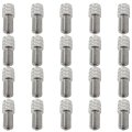 20 Pcs Double Seal Valve Stem Cap Inflate Tire Flow Through Tires Air For High Pressure Truck Car Rv Semi Bus 23mm 