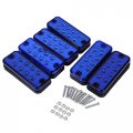 Vgeby 6 Pcs 12v 8 Led Truck Trailer Side Marker Lights Indicator Lamps Color Blue Automotive Exterior Lighting Supplies 