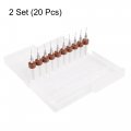Uxcell Pcb Drill Bits 0 5mm Tungsten Carbide Rotary Tool Jewelry Cnc Engraving Print Circuit Board Micro 1 8 Inch Shank 2 Set