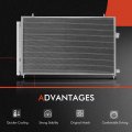 A-premium Engine Coolant Radiator A C Condenser Cooling Kit Compatible With Toyota Rav4 2013 2014 2015 2 5l Automatic