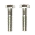 Cap Screws Steel Chrome Finish External Hex Drive Zinc Plated M10 1 25 By 40 Millimeters Class 8 Strength 2 Pieces 