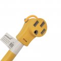 Parkworld 692071 Dual Rv 30a Plugs Nema Tt-30p To 14-50r Female 50a Receptacle Y Splitter Adapter Cord 3 Ft