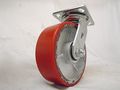 6 X 2 Swivel Casters Heavy Duty Polyurethane Wheel Steel Hub And Rigid 1200lb Each 