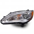 Headlightsdepot Headlight For 2011-2014 Chrysler 200 Sedan Chrome Housing Halogen Projector Includes Left Driver Side Headlamp 