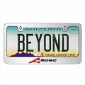 Ipick Image For Acura A-spec Logo In 3d On Mirror Chrome Metal License Plate Frame