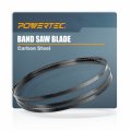 Powertec 105 Inch Bandsaw Blades For Woodworking 2 X 6 Tpi Saw Most 14 Band Saws With Riser Block Kits 1 Pack 13201