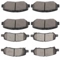 Ocpty Ceramic Brake Pads Front Rear Set 8pcs Fit For 2013-2016 Dodge Dart