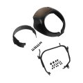 Tcmt Motorcycle Headlight Fairing Clear Windshield Cowl Stay Bracket Fit For Honda Rebel Cmx1100 2021-2025 Gloss Black With 