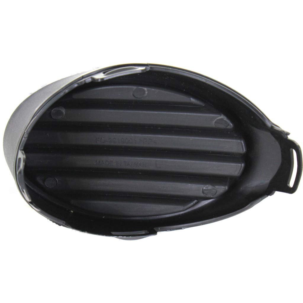 Fog Light Cover Ford Focus 2012 2013 2014 Driver Side Grille Bezel For Sedan S Se Model Textured Dark Gray Fo1038116