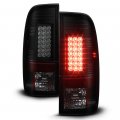 Acanii For 2008-2016 Ford F250 F350 F450 Superduty Black Housing Smoke Lens Led Tail Lights Lamps Driver Passenger