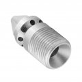 Sewer Jetter Nozzle Stainless Steel Ss304 Drain Blaster Cleaning With 8 Backward Holes For Pressure Washer 3 Bsp Male Thread