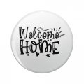 1080 Graphics Welcome Home Key Chain Double Sided Stainless Steel Keychain 