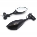 Httmt Mt252-014-m Led Turn Signal Integrated Matte Black Mirror Smoke Lens Compatible With Suzuki Hayabusa Yamaha