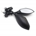 Httmt Mt252-014-m Led Turn Signal Integrated Matte Black Mirror Smoke Lens Compatible With Suzuki Hayabusa Yamaha