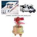 Battery Disconnect Switch 12v To 48v Isolator Rotary For Cars Boats Rvs
