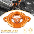 Nicecnc Orange Transparent Engine Oil Filter Cap Plug Cover Compatible With Ktm Duke 125 200 250 390 2016-2023 Rc 2017-2023