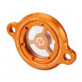 Nicecnc Orange Transparent Engine Oil Filter Cap Plug Cover Compatible With Ktm Duke 125 200 250 390 2016-2023 Rc 2017-2023