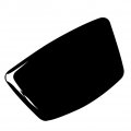 Fsfy Door Emblem Core Pillar B Column Anti-collision Cover Trim Post Carbon Fiber Piano Black Car For Universal Honda Kawasaki