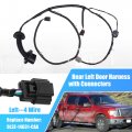 Uxcell Rear Left Door Harness With Connectors Ford F150 Crew Cab 2009-2014 W Power Locks Windows Driver Side Not For Heated