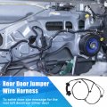 Uxcell Rear Left Door Harness With Connectors Ford F150 Crew Cab 2009-2014 W Power Locks Windows Driver Side Not For Heated