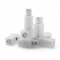 10 Pack Adjustable Spring Replacement Towel Bar End Caps For Springs Durable Plastic Wall Mount 