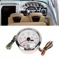 Fydun Speedometer With Tachometer 8000 Rpm 85mm 3 8 In Stainless Steel Ip67 Waterproof Speed Gauge Indiction Light For Marine