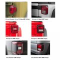 Jeeptails Tropical Sun Over Water Tail Lamp Light Covers Halogen For Jeep Wrangler Tj Models 1997-2006