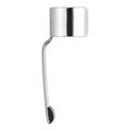 Mini Incandescent Flashlight Silver Compact Water Resistant Handheld Light Twist On Off 2 Cell Aaa Battery Powered M3a106 