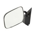 Door Mirror For Gmc C3500 K3500 1990 2000 Driver Side Manual Folding Adjust Polished Steel Below Eyeline Type 15697331 