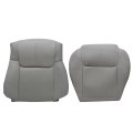 Front Driver Or Passenger Bottom Top Lean Back Replacement Leather Seat Covers Perforated Gray For Jeep Commander 2006 2007 