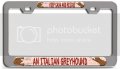 Keep Calm And Rescue An Italian Greyhound Dogs Pets Ch 3d Metal License Plate Frame Auto Suv Truck Tag Holder E76 