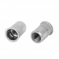 Uxcell M6 X 14mm Knurled Countersunk Head Blind Rivet Nut Insert Nutsert 30pcs
