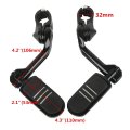 Tcmt Passenger Streamline Footboards Mount Bracket Kits 1 25 Adjustable Highway Footpegs Fit For Touring Cvo Road Glide King